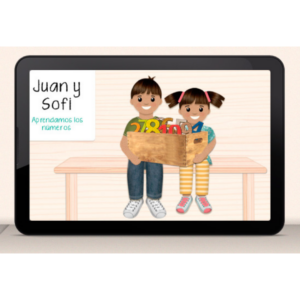 Aplicación digital Juan y Sofi. Aprendamos los números