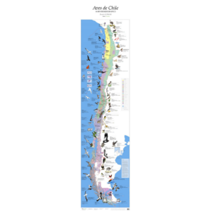 Aves de Chile, mapa biogeográfico
